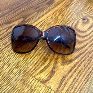 Cute brown and black glasses for women